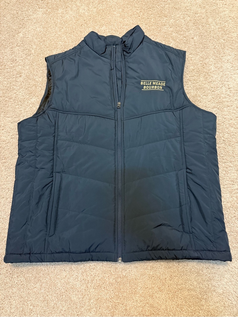 Men's Belle Meade Bourbon Navy Quilted Vest